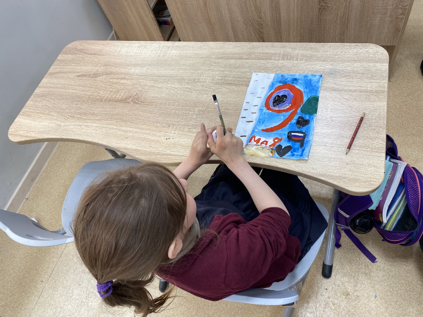 Чехов, школа, ученики, День победы, 9 мая