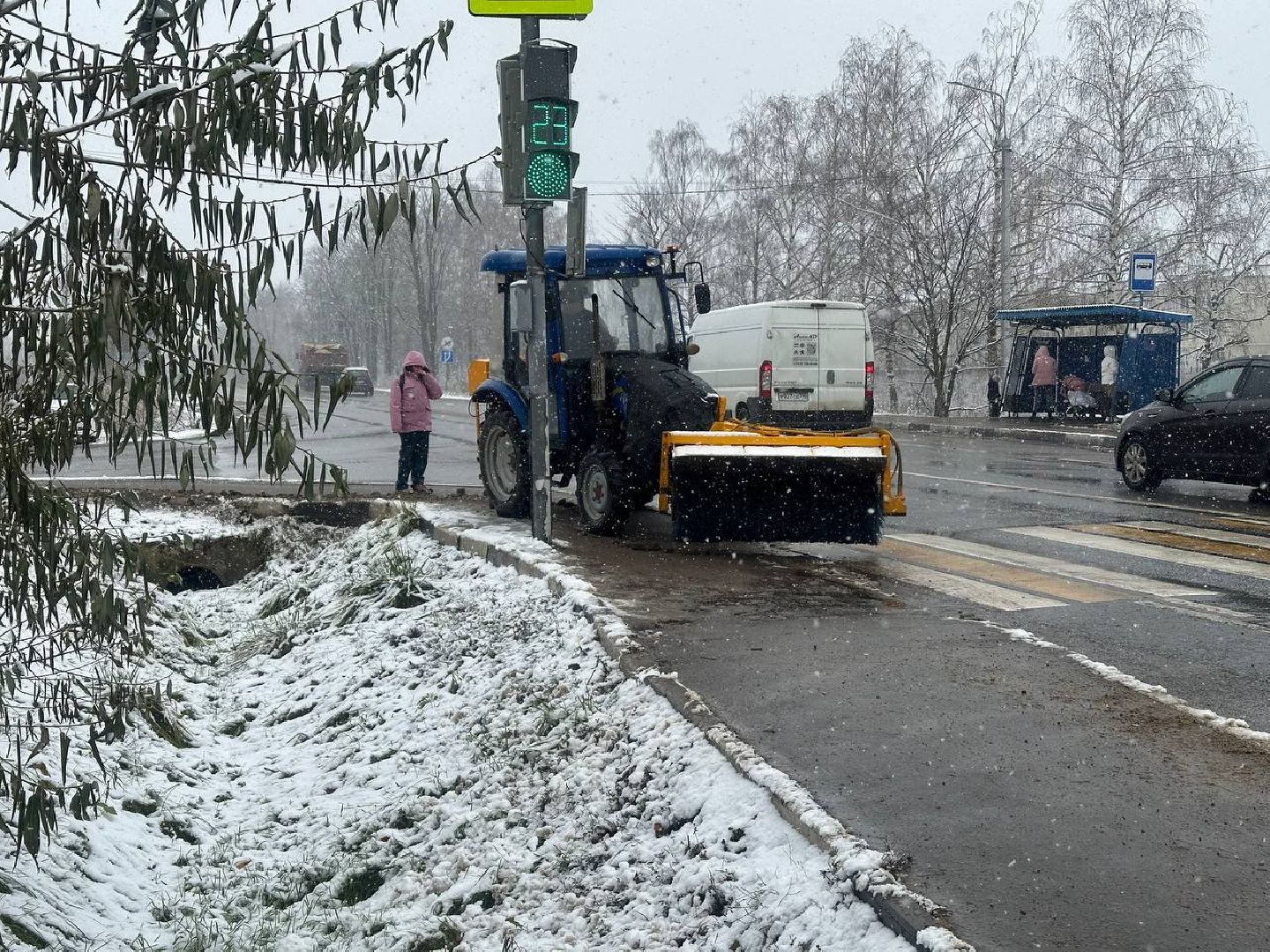 уборка снега, после снегопада, домодедедово,
