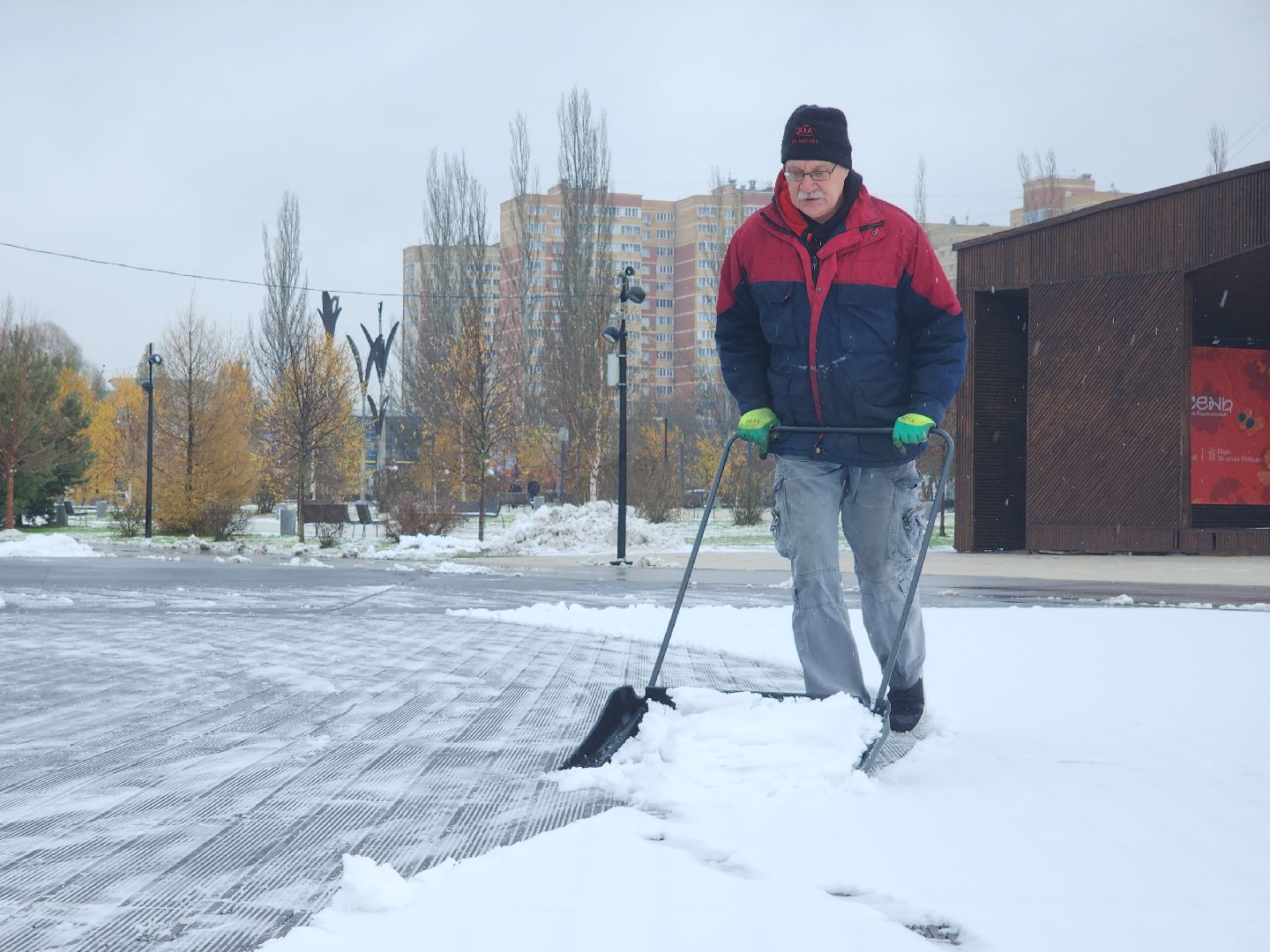 уборка снега, орехово-зуево,вертикалки,