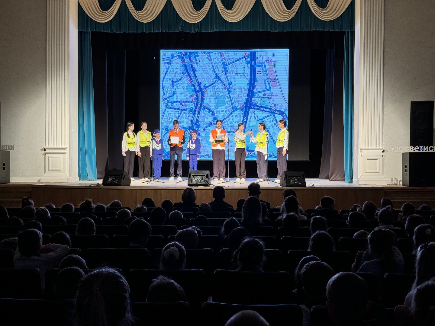 шаховская, посвящение в пешеходы, дети, дети из курска,