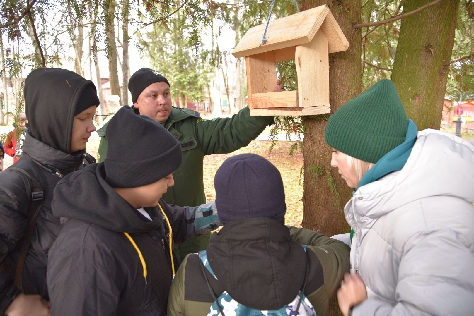 лотошино, лотошинский парк, птицы, твори добро, акция, парки подмосковья,