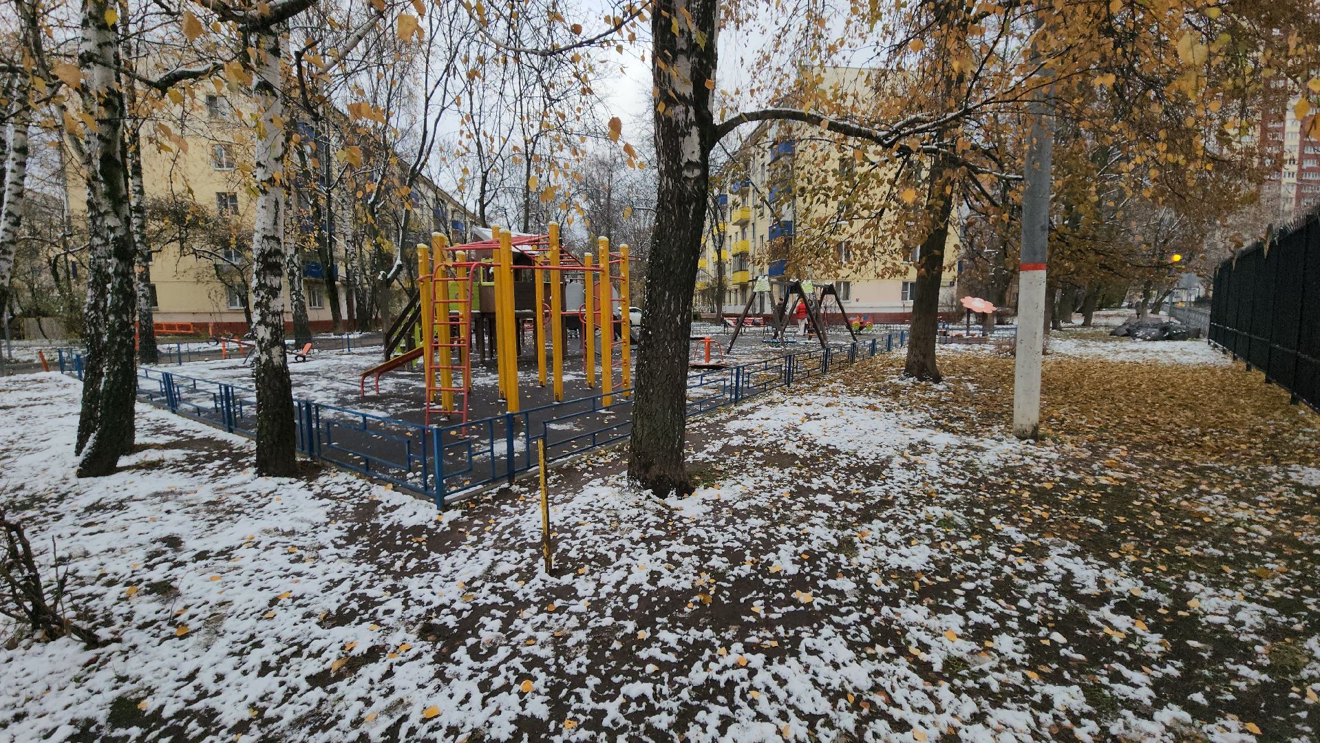 зима, каток, снег, вертикалки,