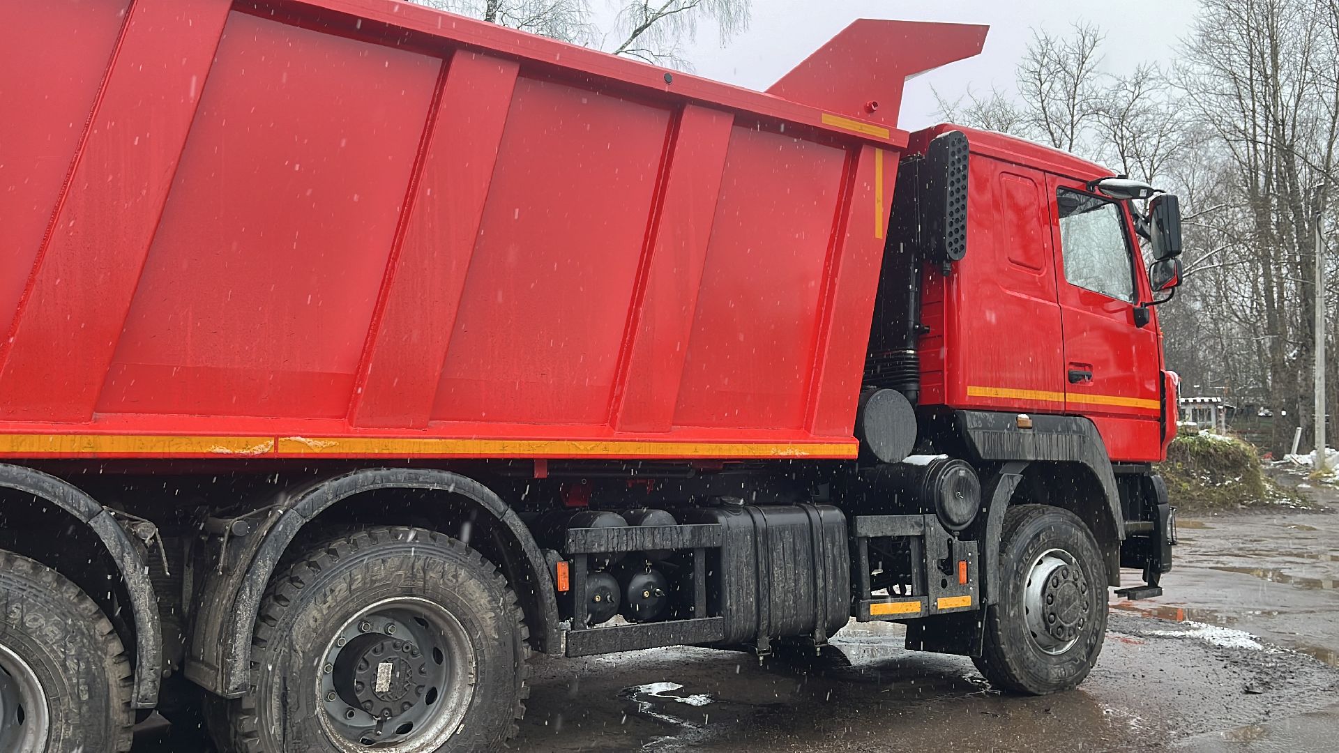 техника, новая техника, маз, трактор, уборка, снег, уборка снега,