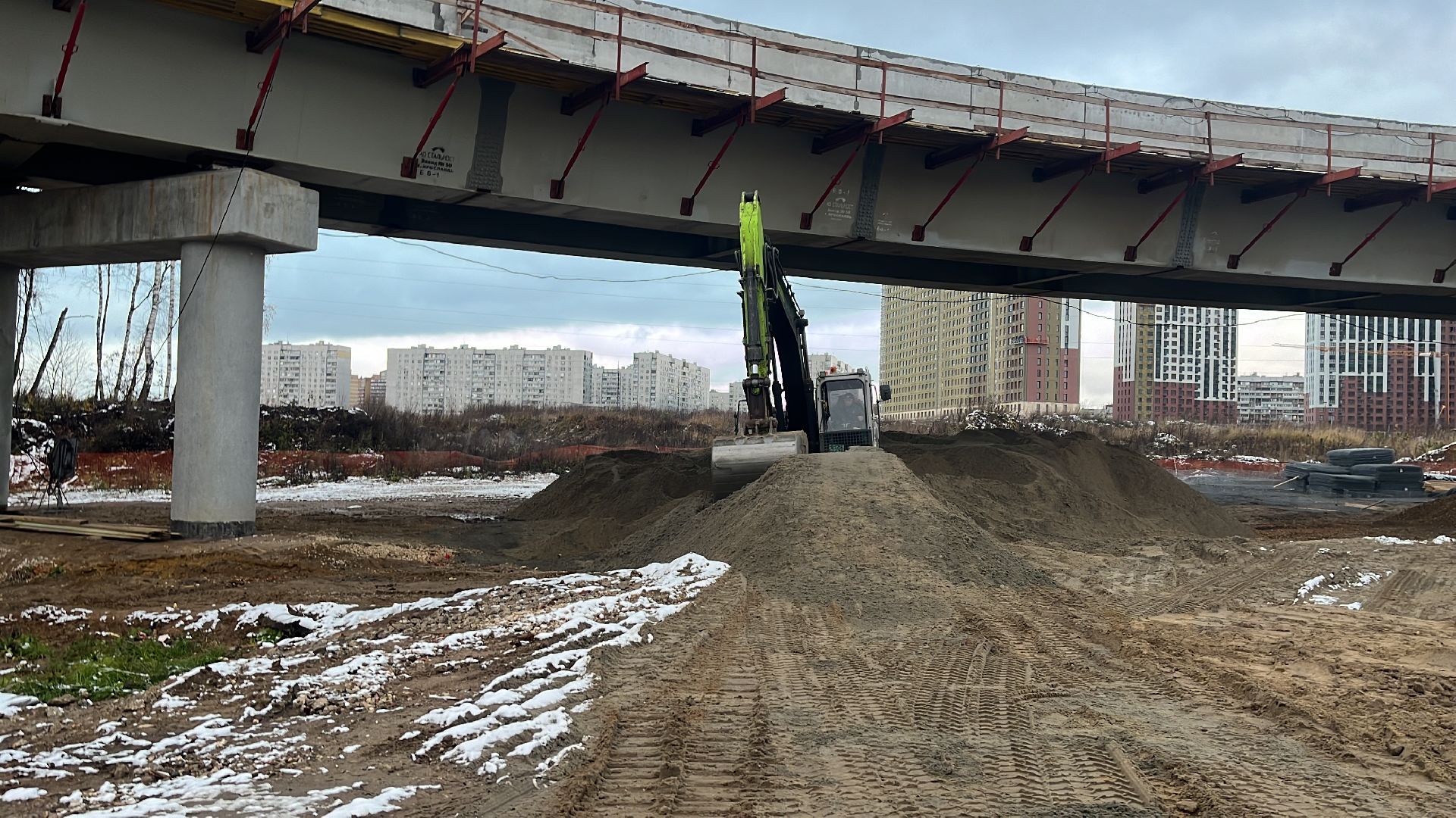 юла, южно-лыткаринская автодорога, строительство, строительство дороги, вертикалки,