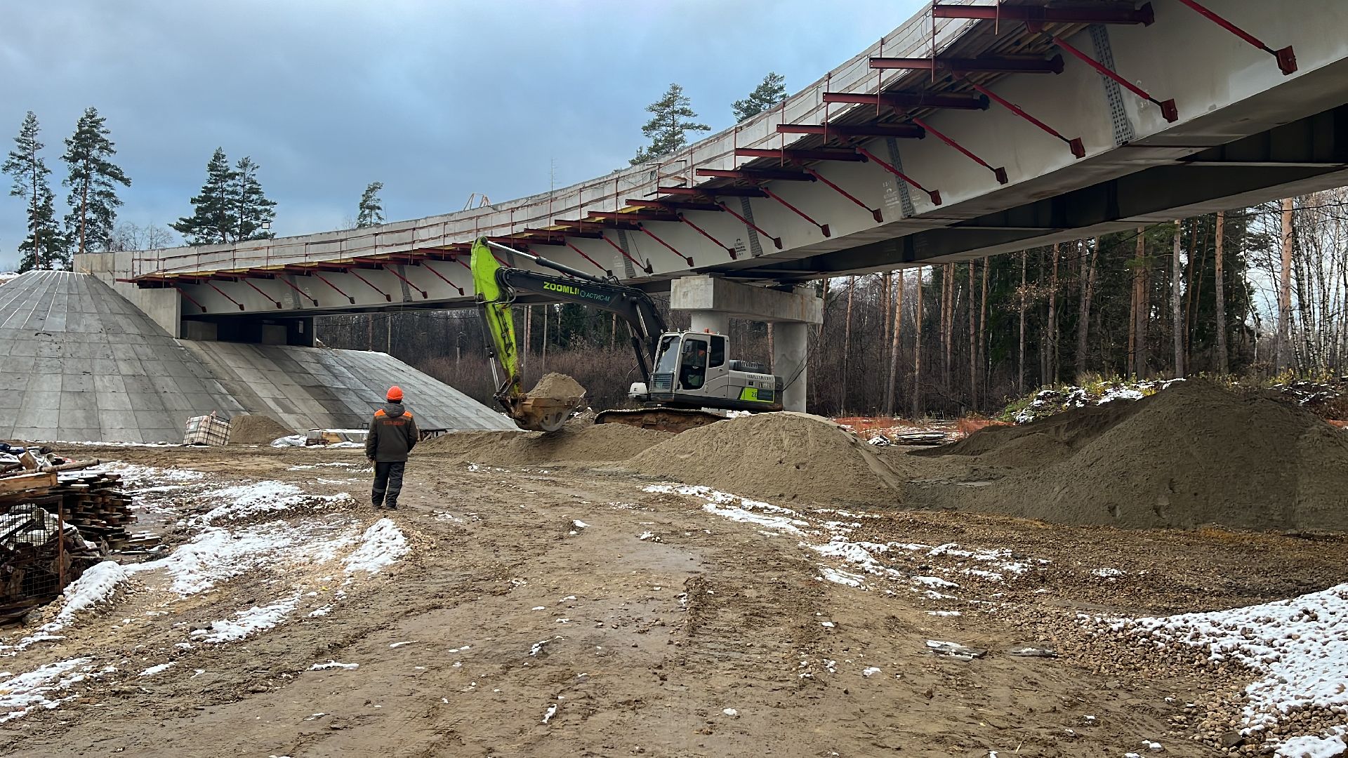 юла, южно-лыткаринская автодорога, строительство, строительство дороги, вертикалки,