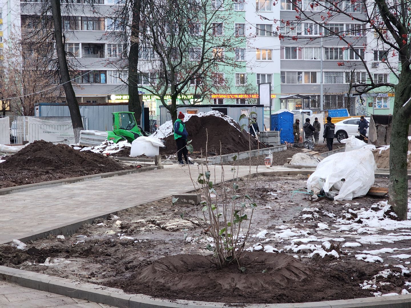 ногинск, благоустройство, реконструкция, строительство, сквер, сквер Ногина, автобусные остановки, вертикалки