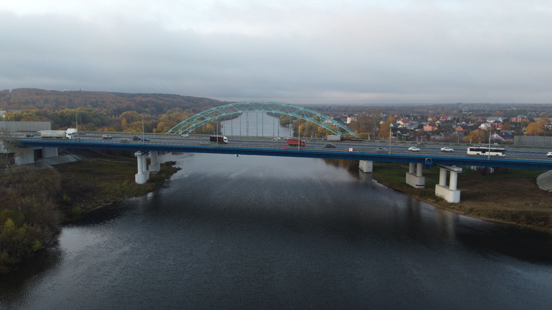 видео с коптера, строительство, дороги,