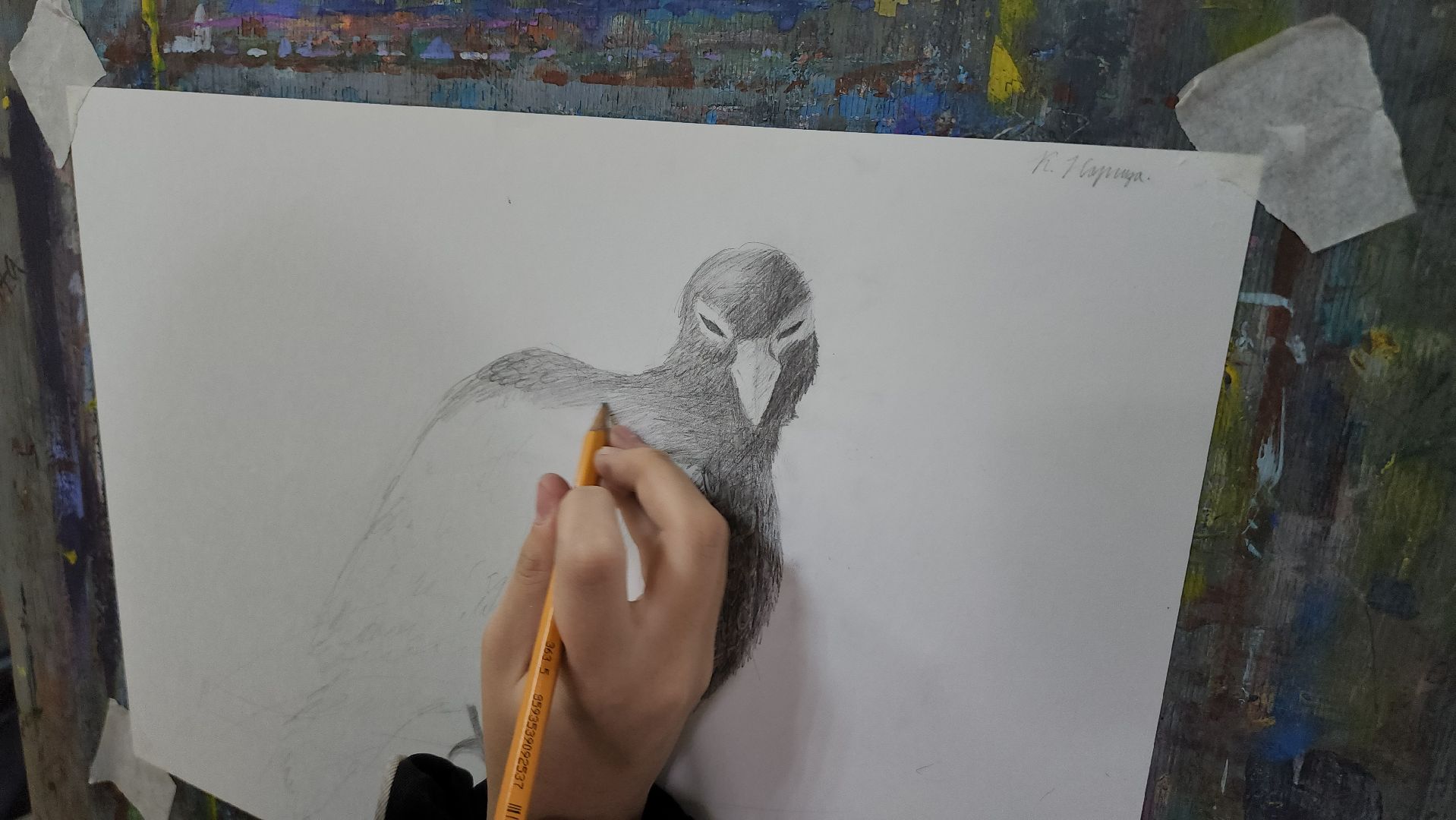 люберцы, художественная школа, ученики, академический рисунок, вертикалки,