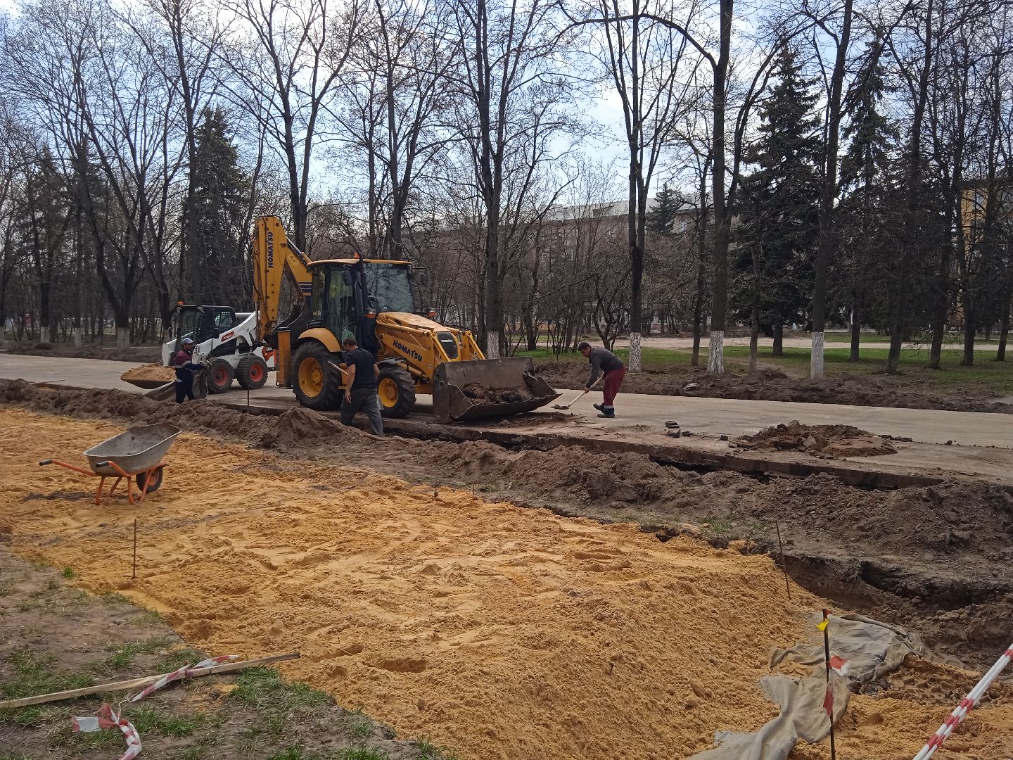 сквер, Звёздный, работы, благоустройство, инфраструктура