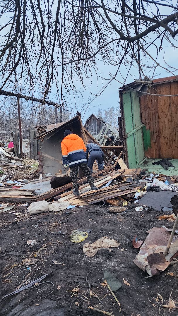 благоустройство, снос сараев, Рошаль, городской округ Шатура,