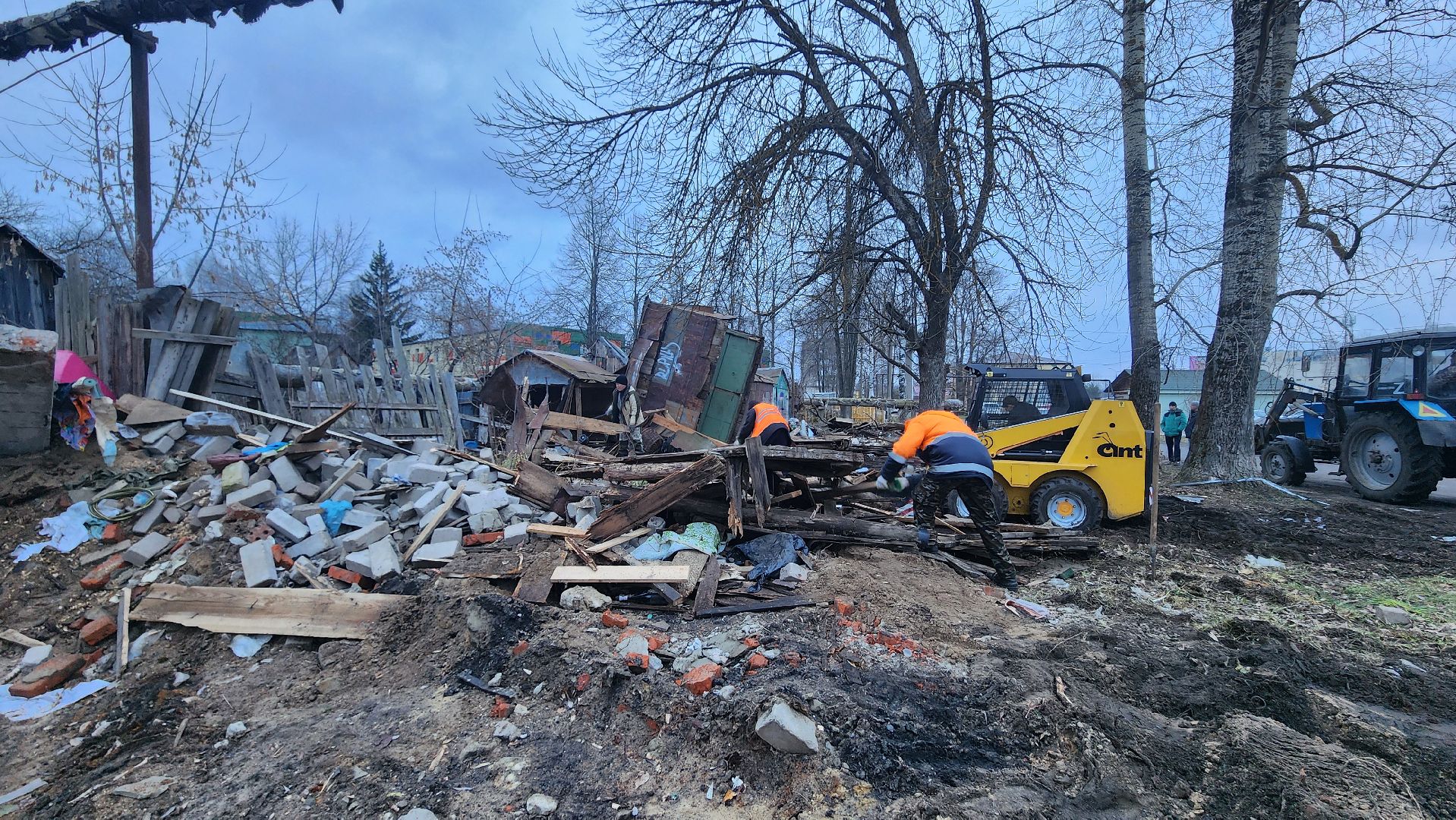 благоустройство, снос сараев, Рошаль, городской округ Шатура,