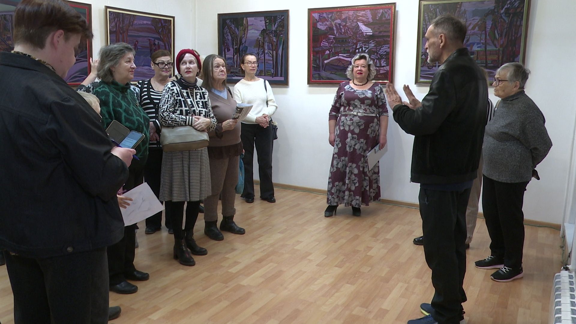 Реутов, вертикалки, култура, музей, выставка, Герман Титов, художник, картины, полотна, Подмосковье,