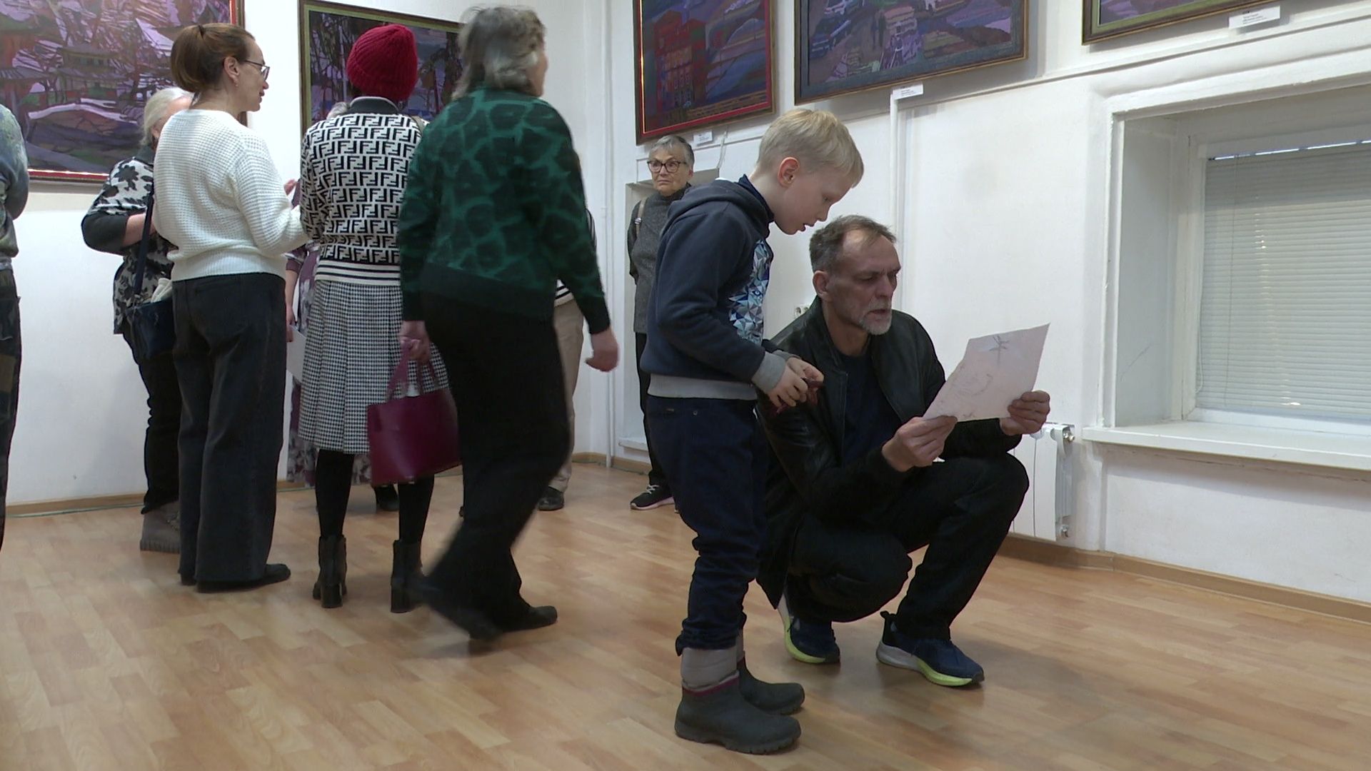 Реутов, вертикалки, култура, музей, выставка, Герман Титов, художник, картины, полотна, Подмосковье,