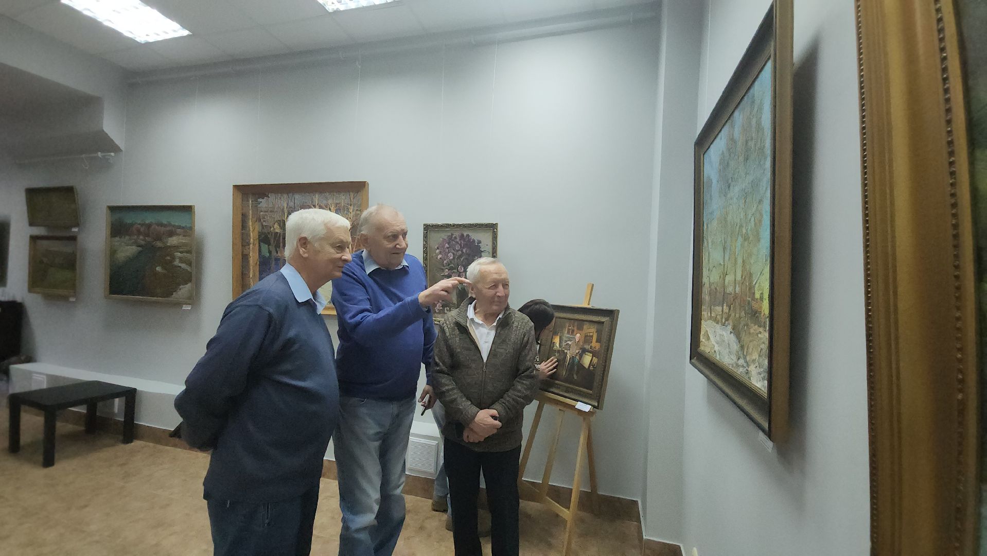 Галерея, художественная выставка, Юбилей, Лобня,