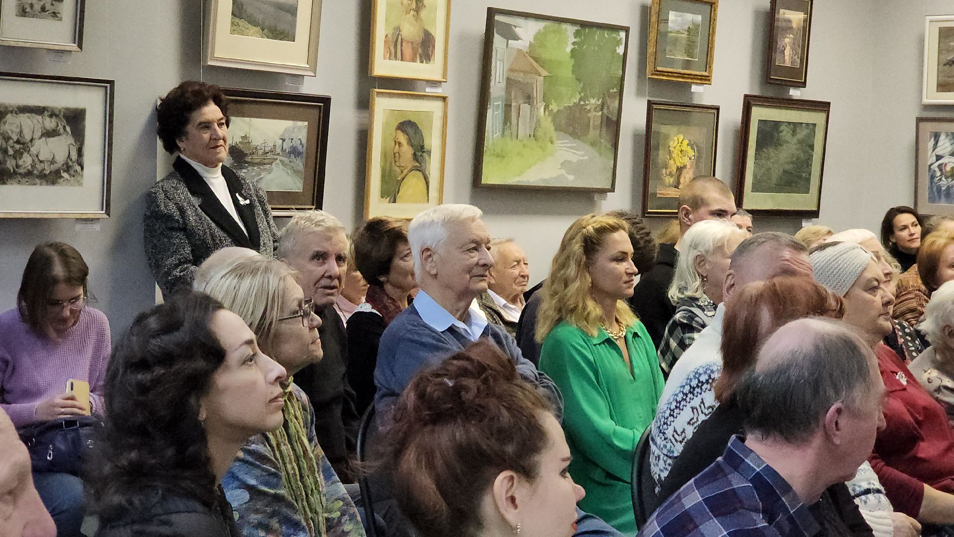 Галерея, художественная выставка, Юбилей, Лобня,