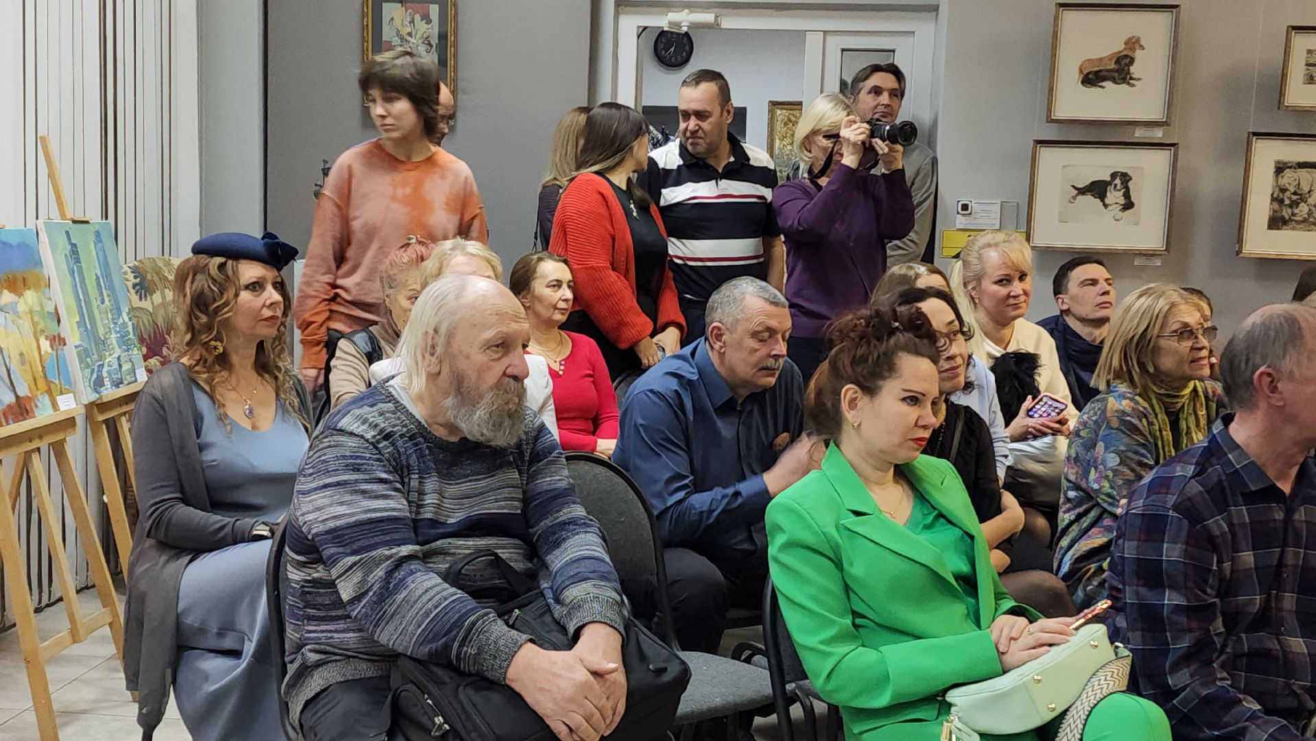 Галерея, художественная выставка, Юбилей, Лобня,