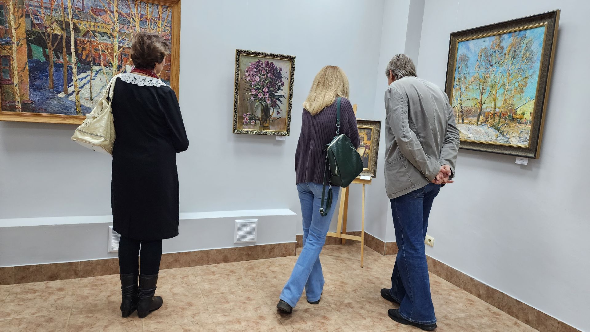 Галерея, художественная выставка, Юбилей, Лобня,