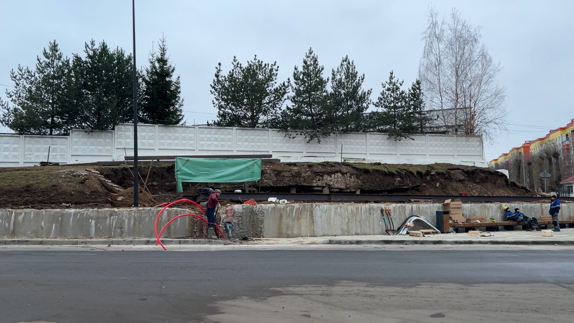 благоустройство территории, власиха КПП-2,Власиха КПП Солнечная, общественная территория, день РВСН,