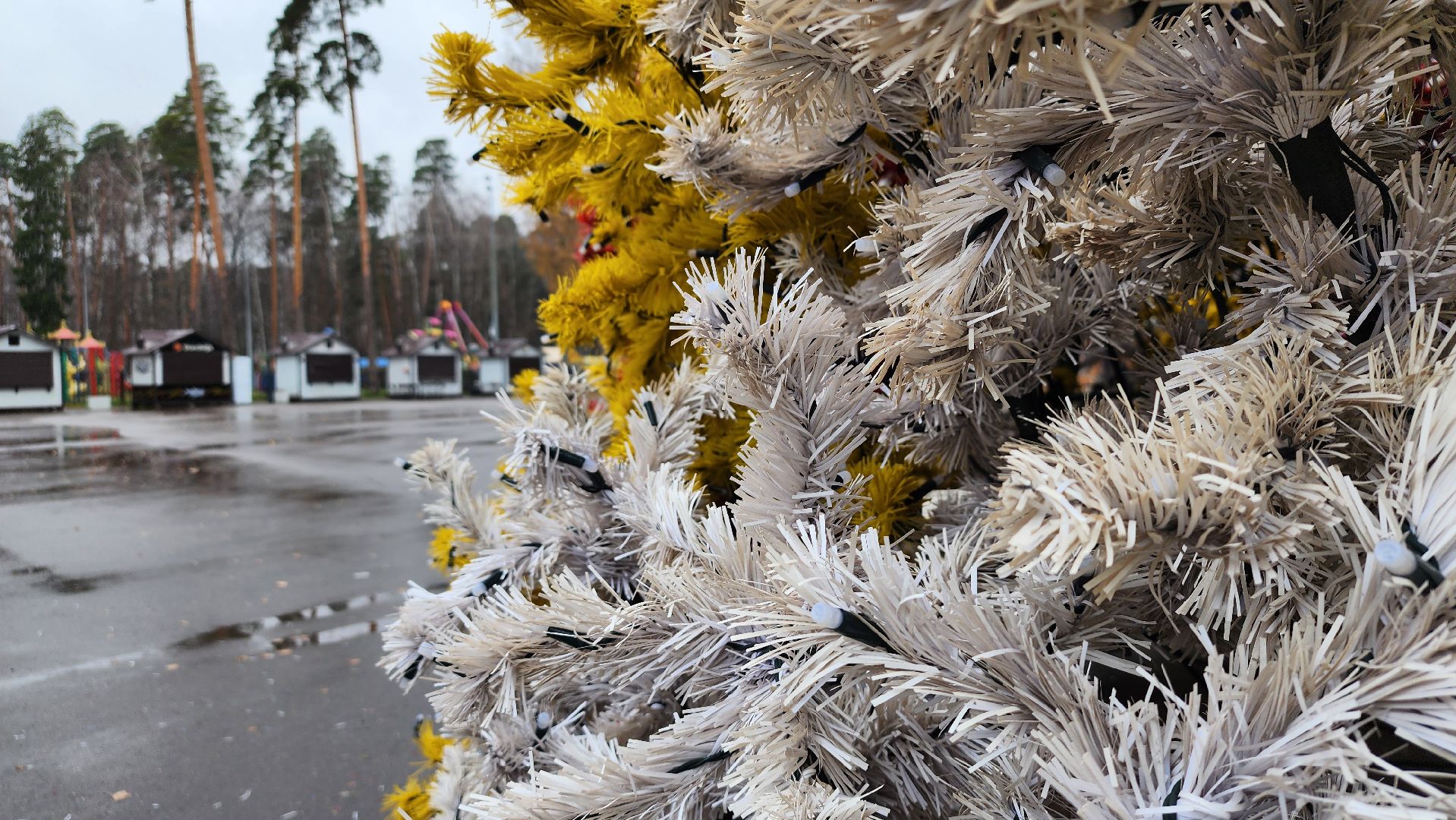 Новый год, новогодние украшения, Центральный парк, Ногинск, Богородский городской округ, вертикалки