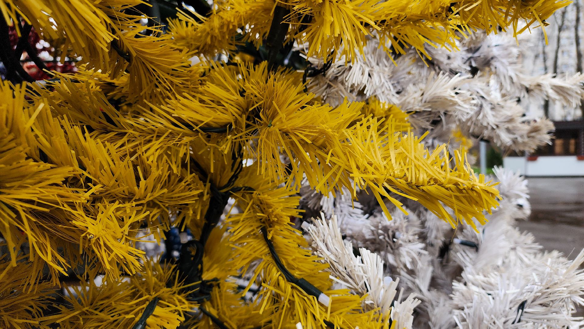 Новый год, новогодние украшения, Центральный парк, Ногинск, Богородский городской округ, вертикалки