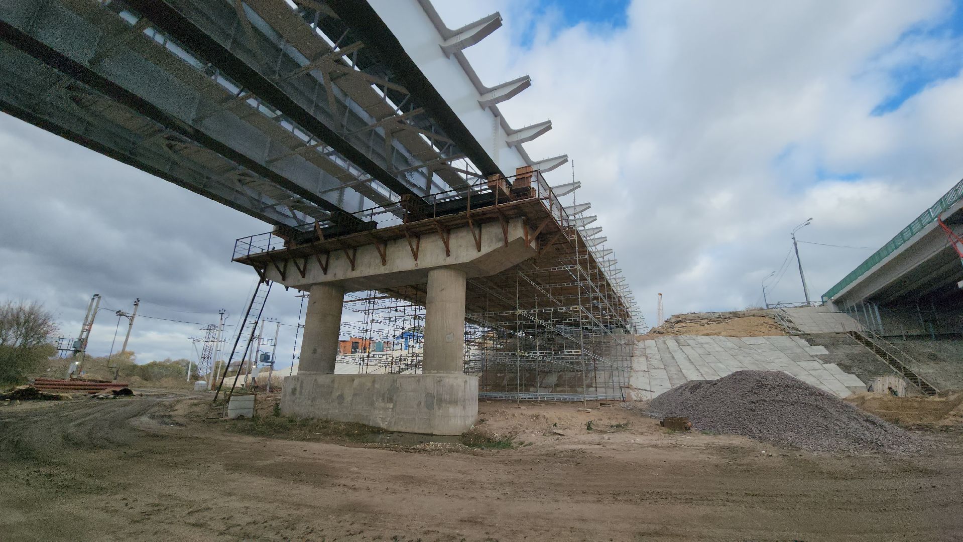 серпухов, мост через оку, трасса М2, строительство моста, симферопольское шоссе, вертикалки,