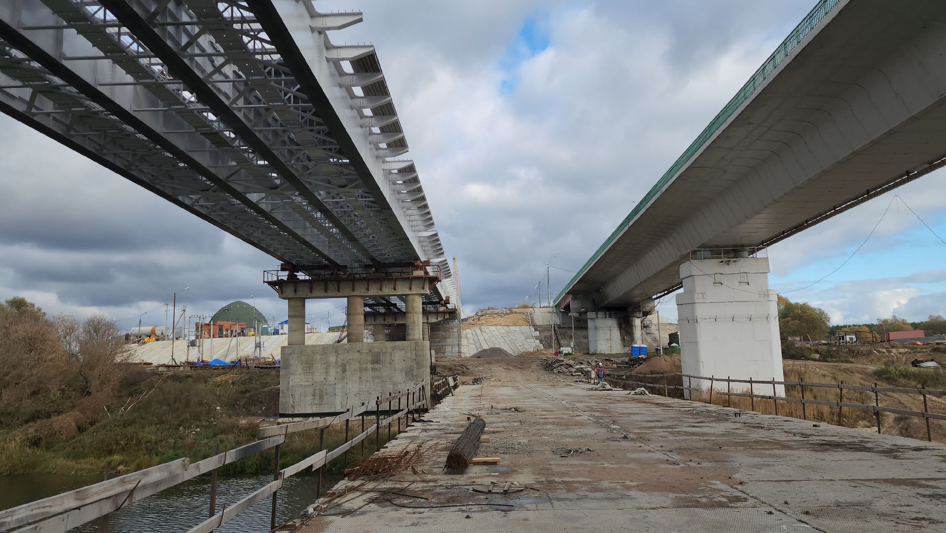 серпухов, мост через оку, трасса М2, строительство моста, симферопольское шоссе, вертикалки,