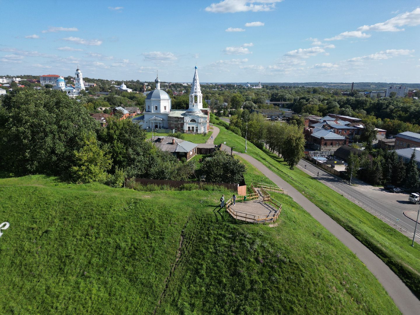 видео с коптера, серпухов, история,