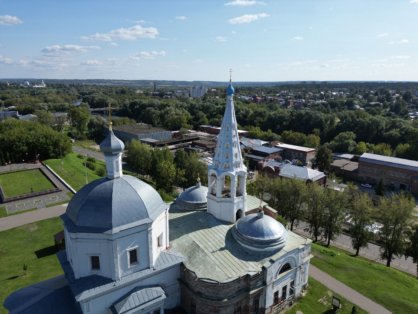 видео с коптера, серпухов, история,
