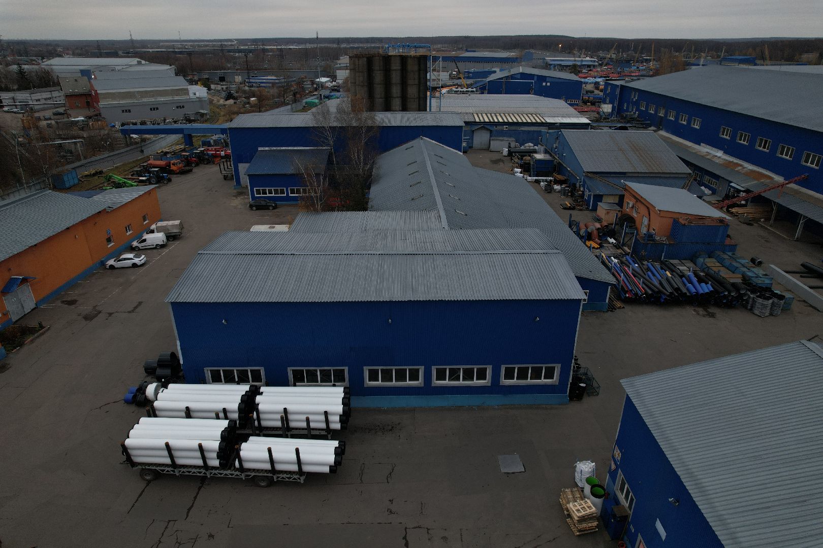 видео с коптера, подольск, климовск, завод,