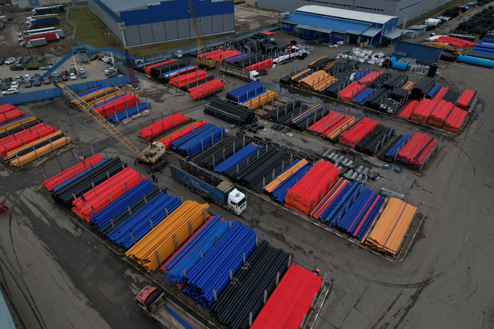 видео с коптера, подольск, климовск, завод,