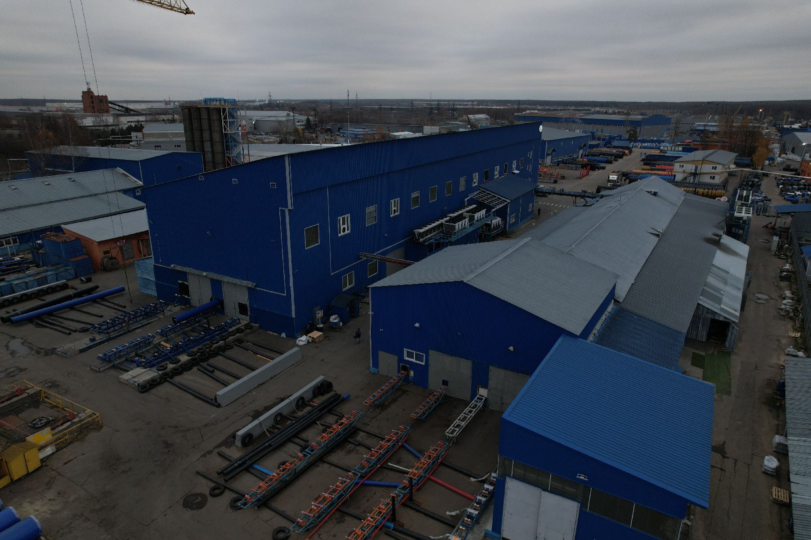 видео с коптера, подольск, климовск, завод,