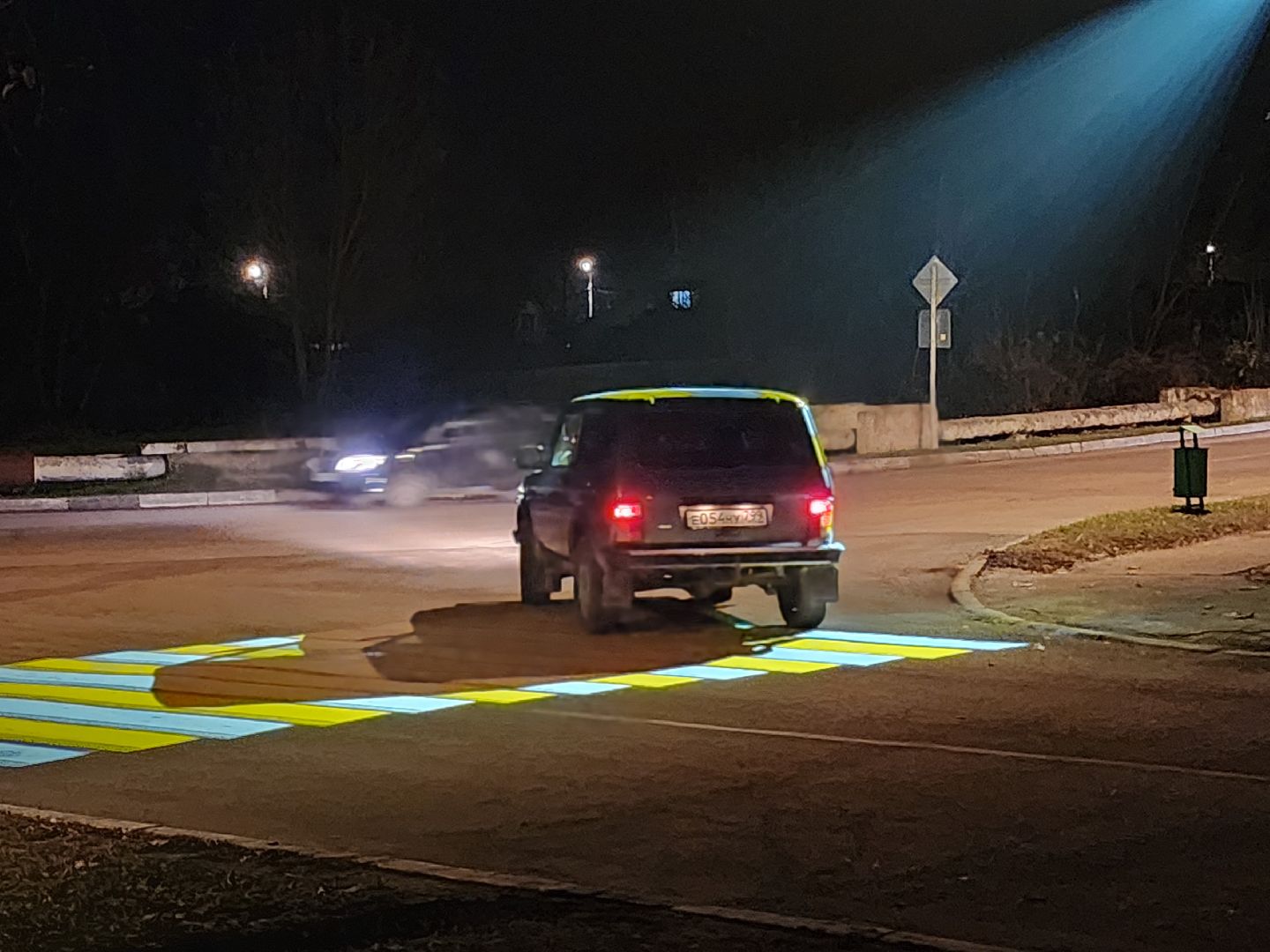 зарайск, дороги, проекционный пешеходный переход,