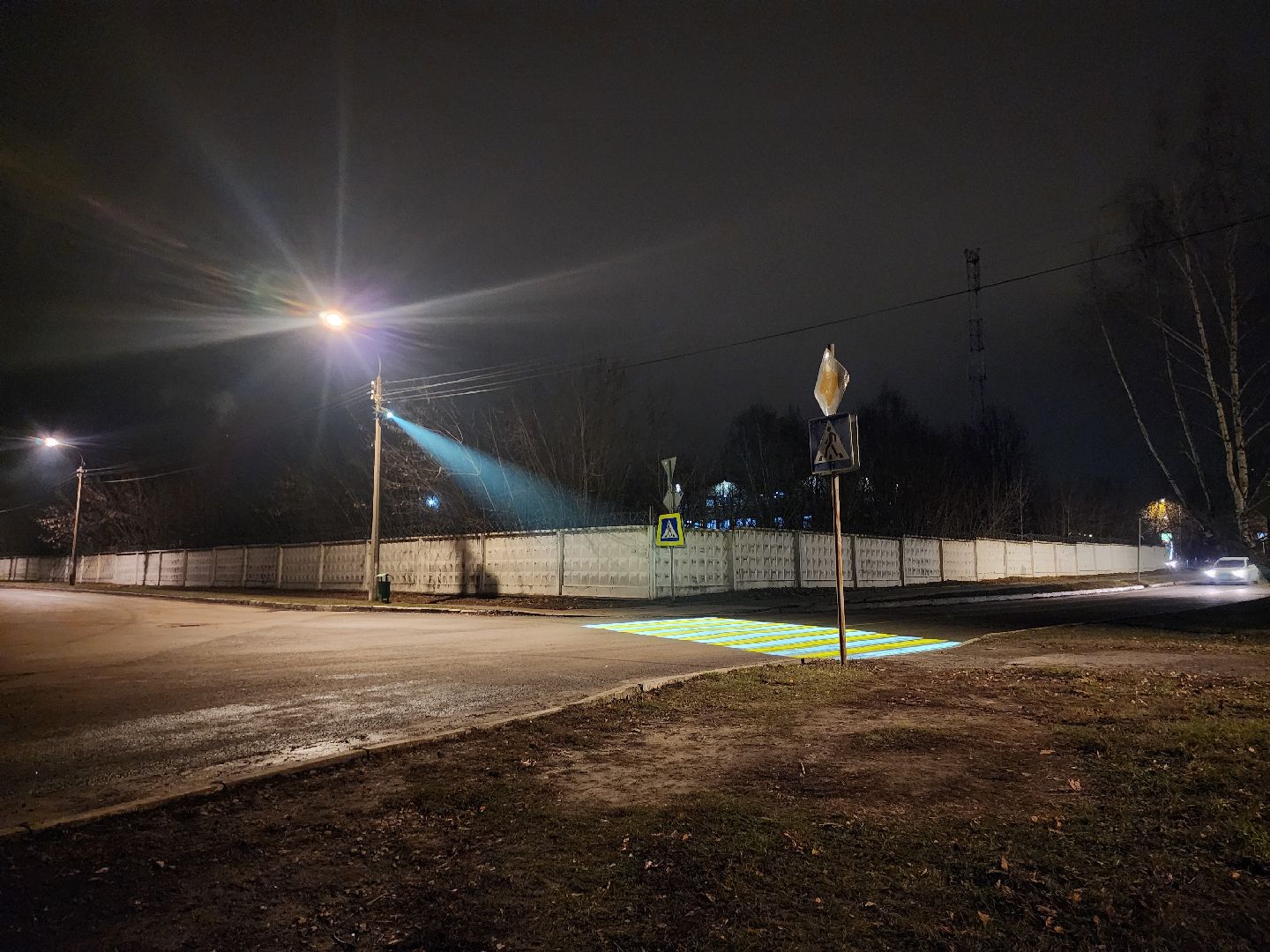 зарайск, дороги, проекционный пешеходный переход,