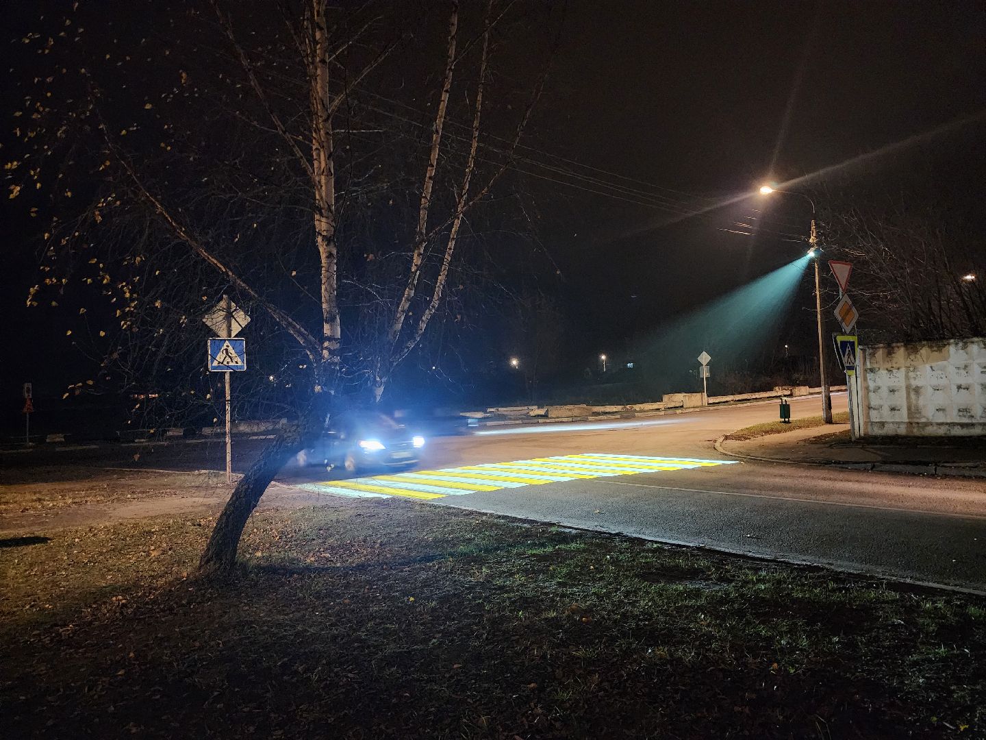 зарайск, дороги, проекционный пешеходный переход,