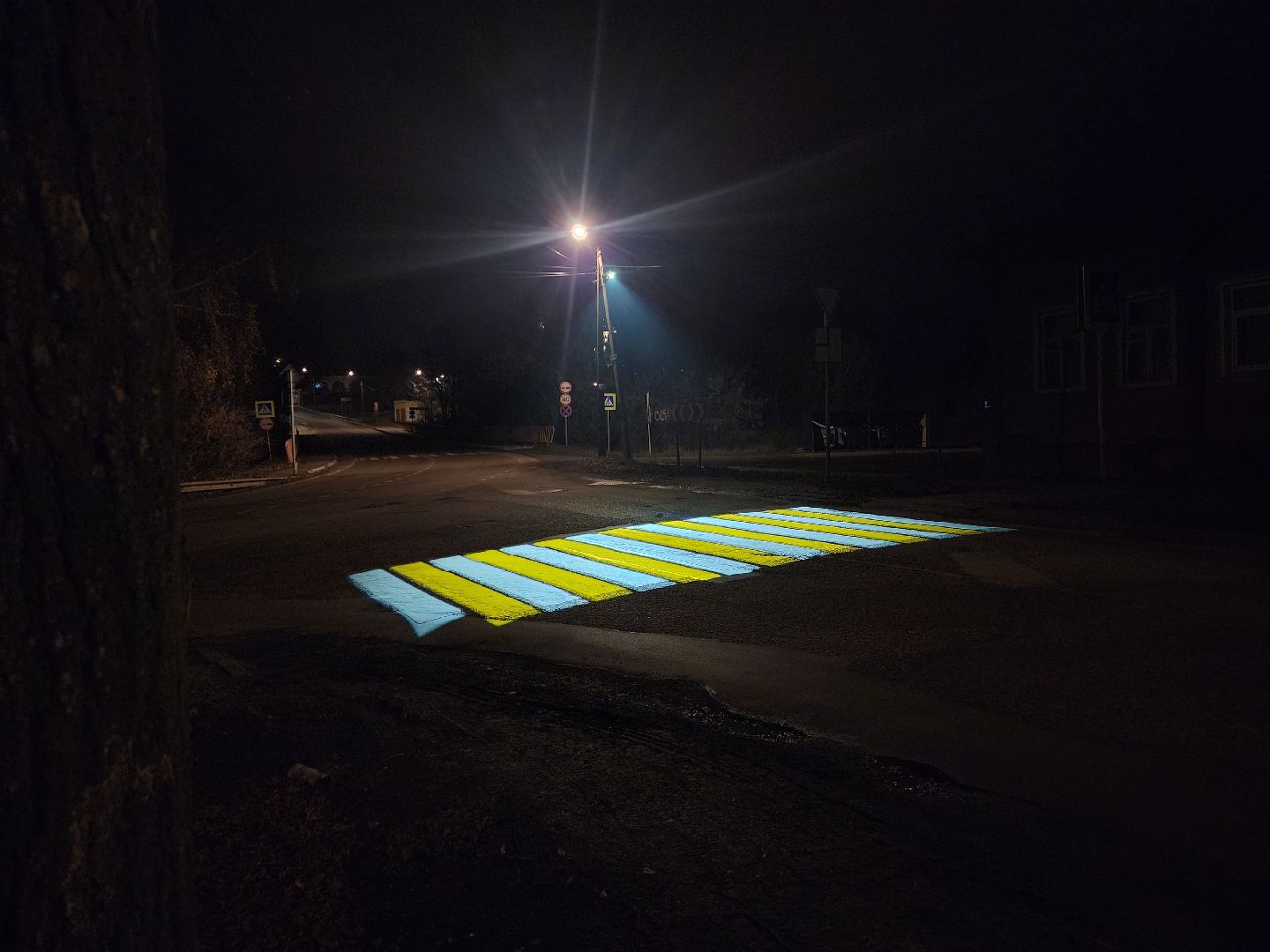 зарайск, дороги, проекционный пешеходный переход,