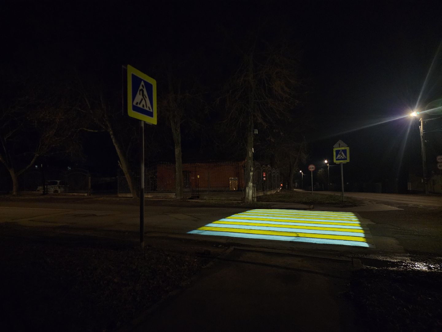 зарайск, дороги, проекционный пешеходный переход,