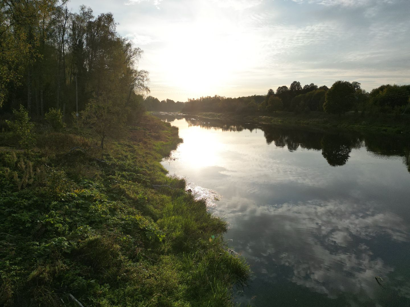 видео с коптера, руза, благоустройство, парк,