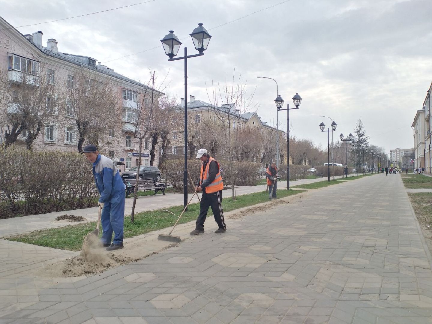 благоустройство, уборка, Лосино-Петровский