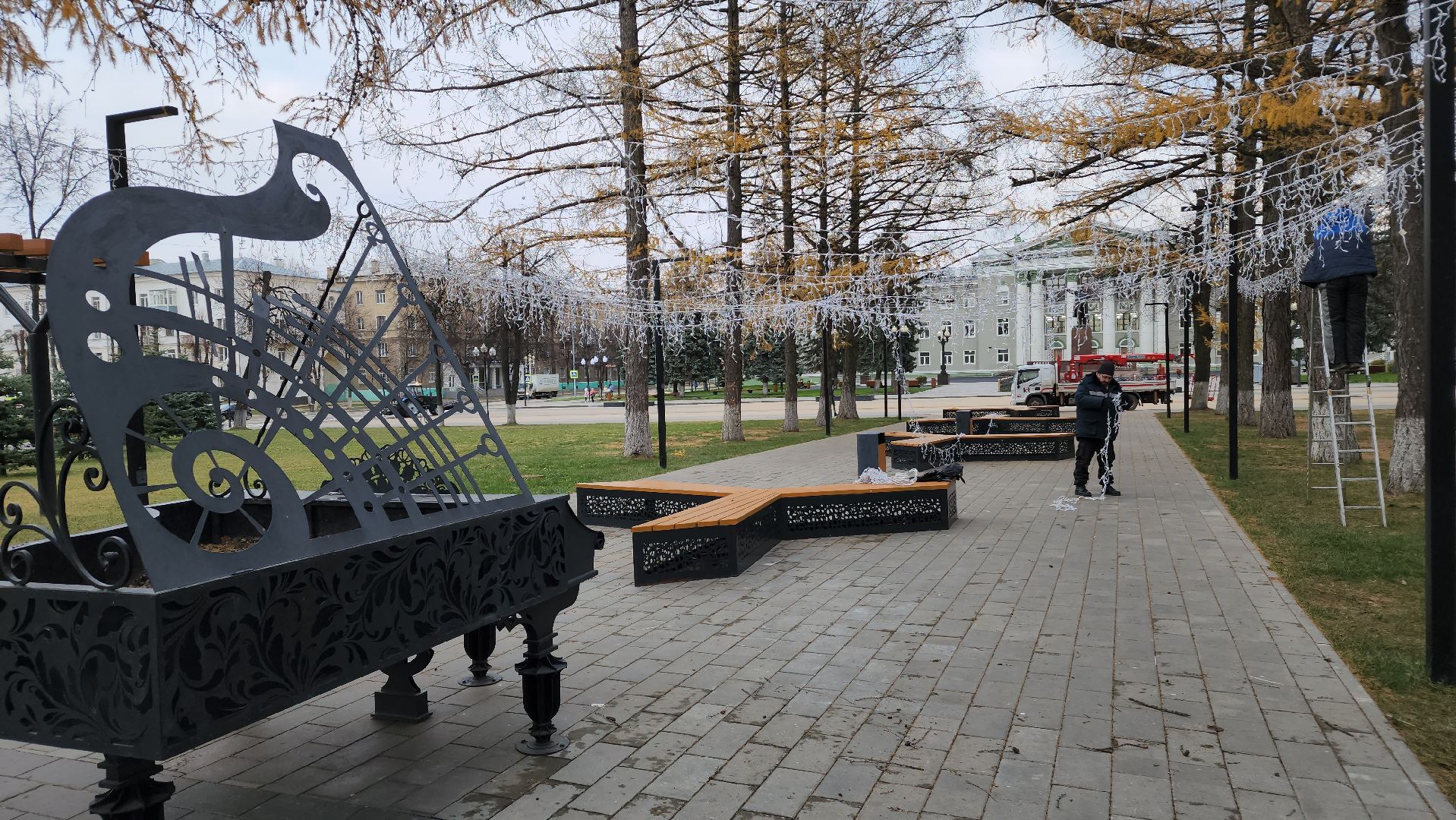 ступино, новогодняя иллюминация, новый год, вертикалки,