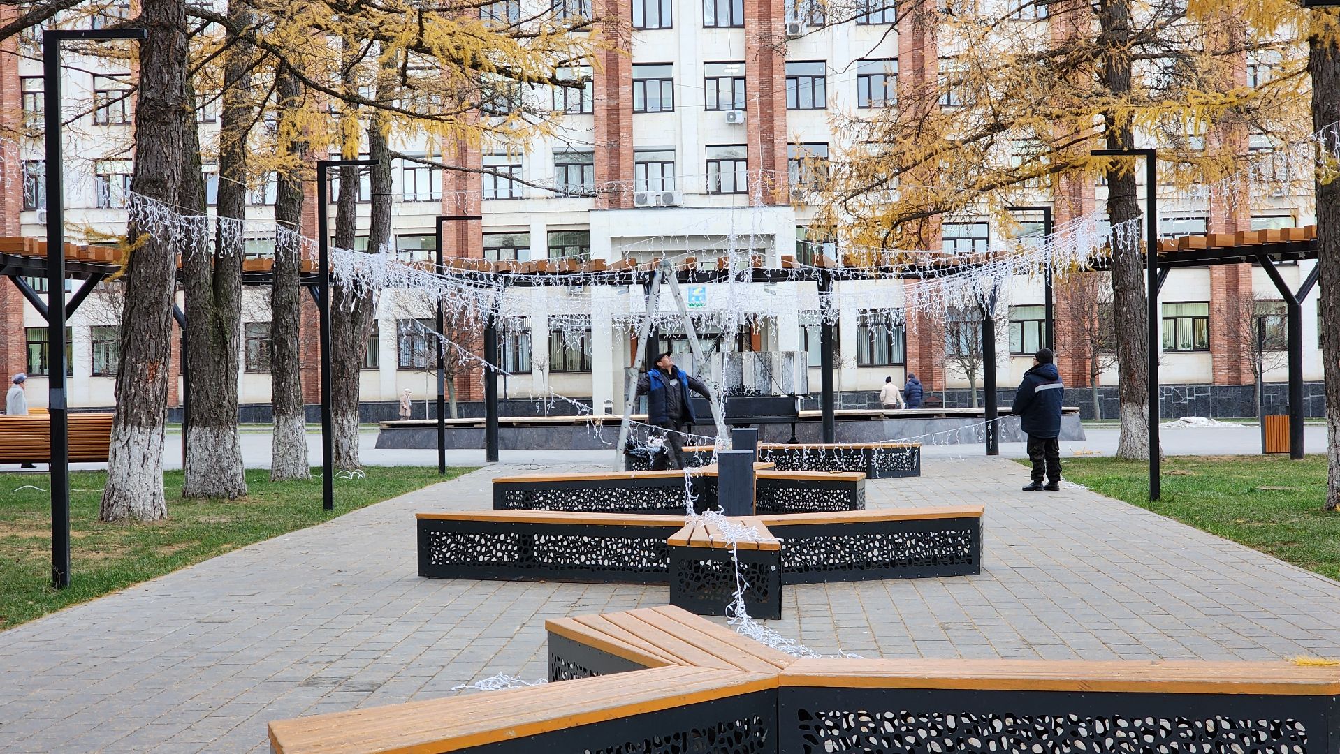 ступино, новогодняя иллюминация, новый год, вертикалки,