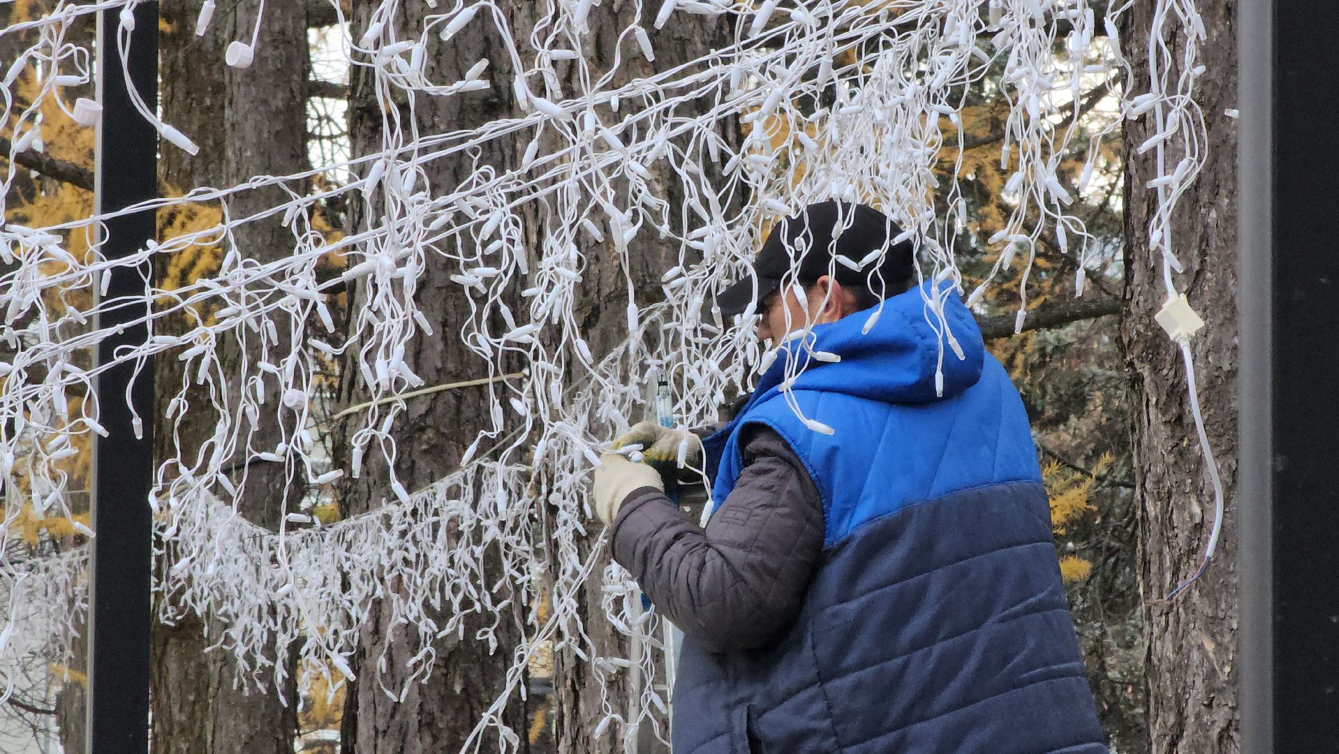 ступино, новогодняя иллюминация, новый год, вертикалки,