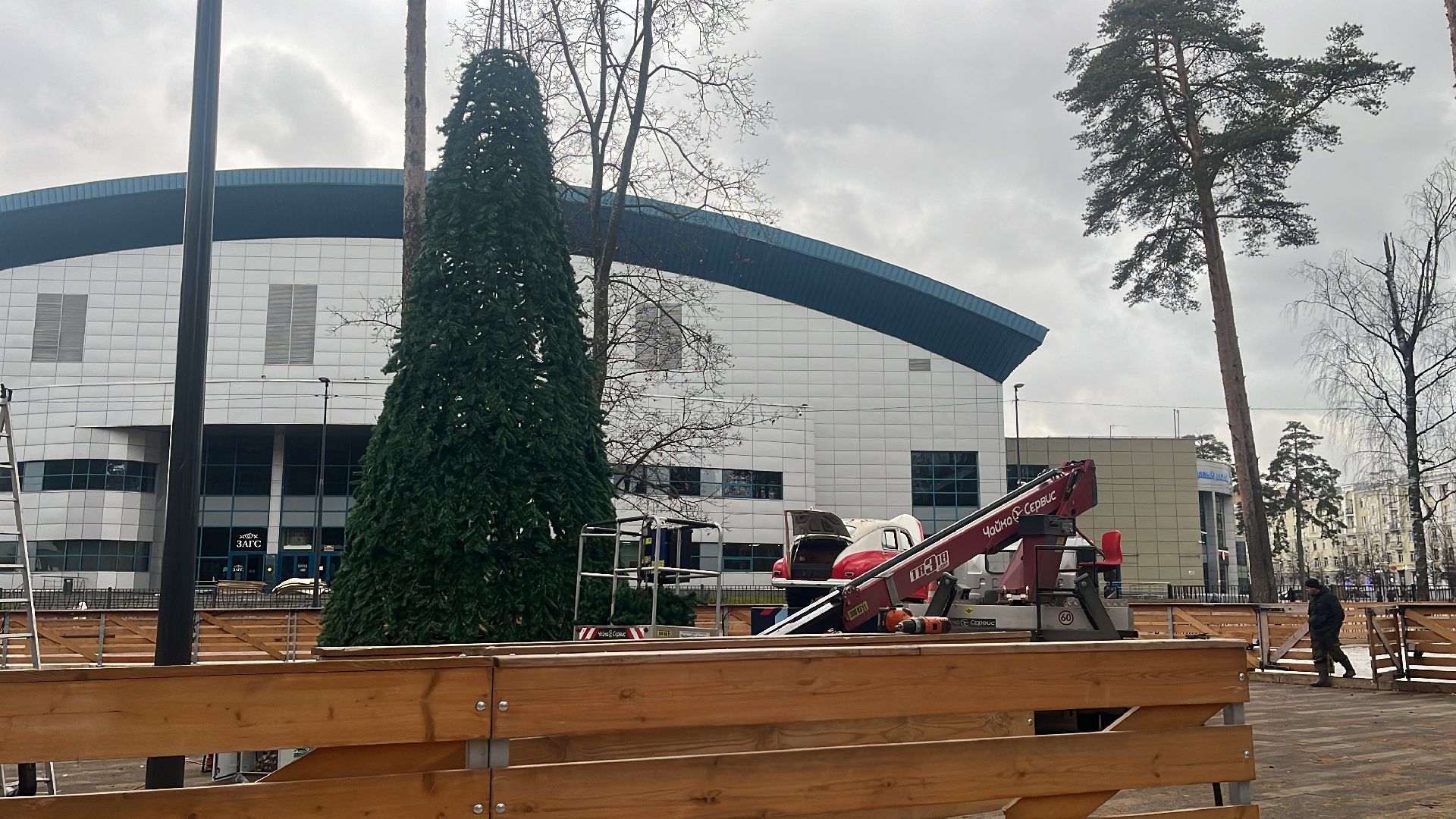 каток в парке, каток в центре города, парк пехорка, зима, зима 2024-2025, зима близко, зима в парках,вертикалка, вертикальное видео,