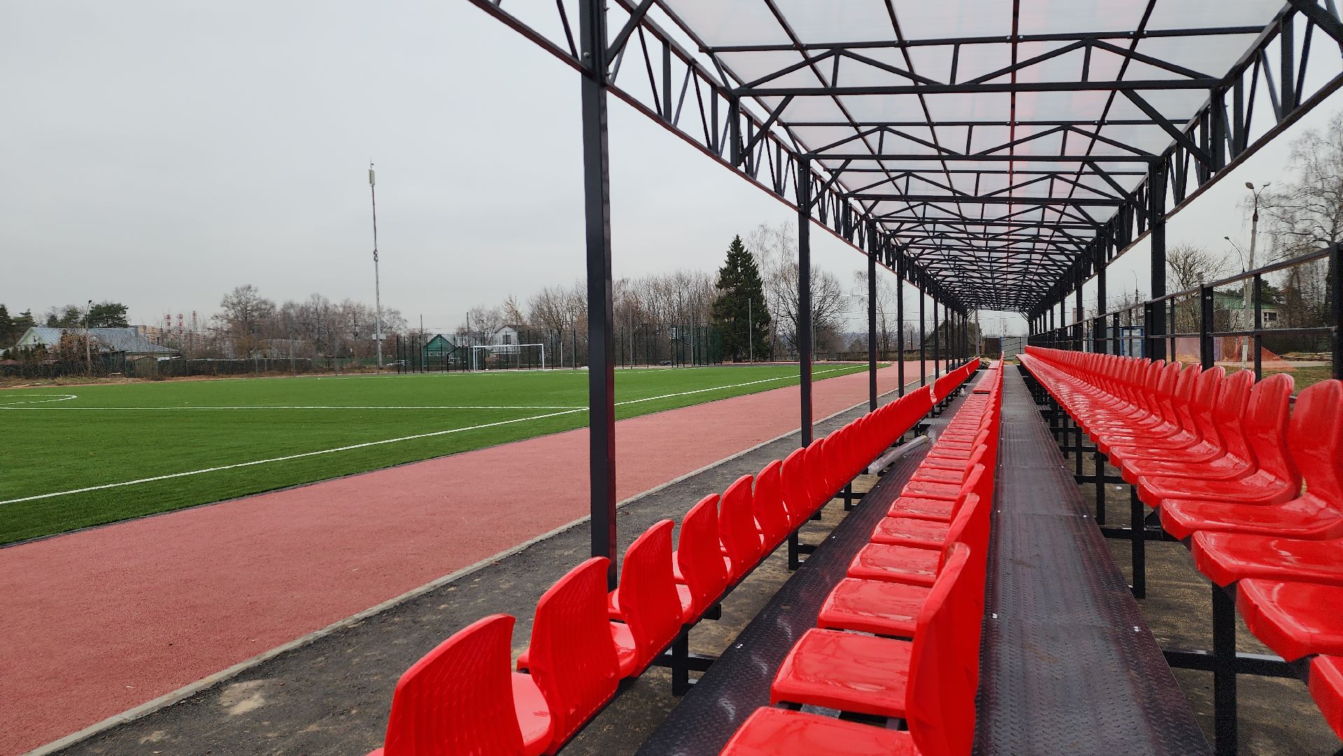 спорт, строительство, стадион, Лосино-Петровский,