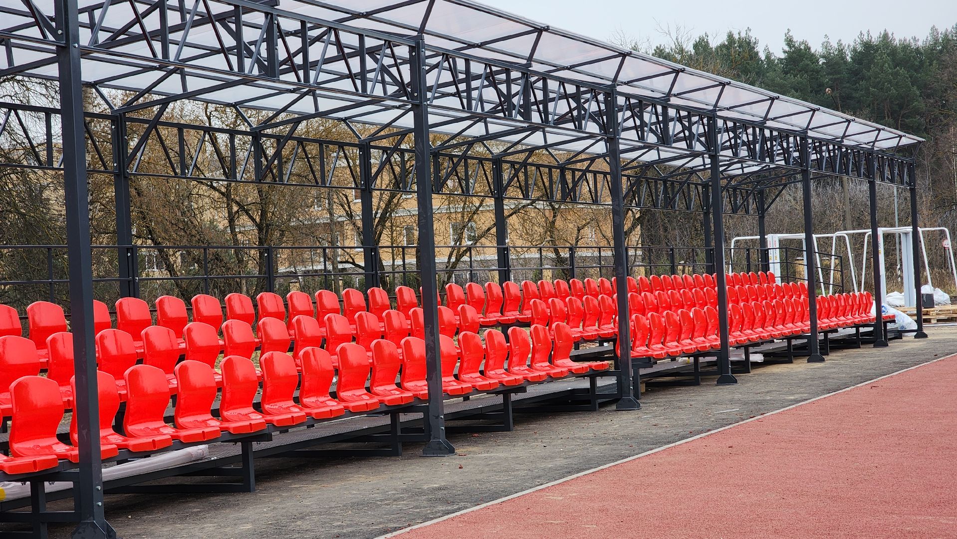 спорт, строительство, стадион, Лосино-Петровский,