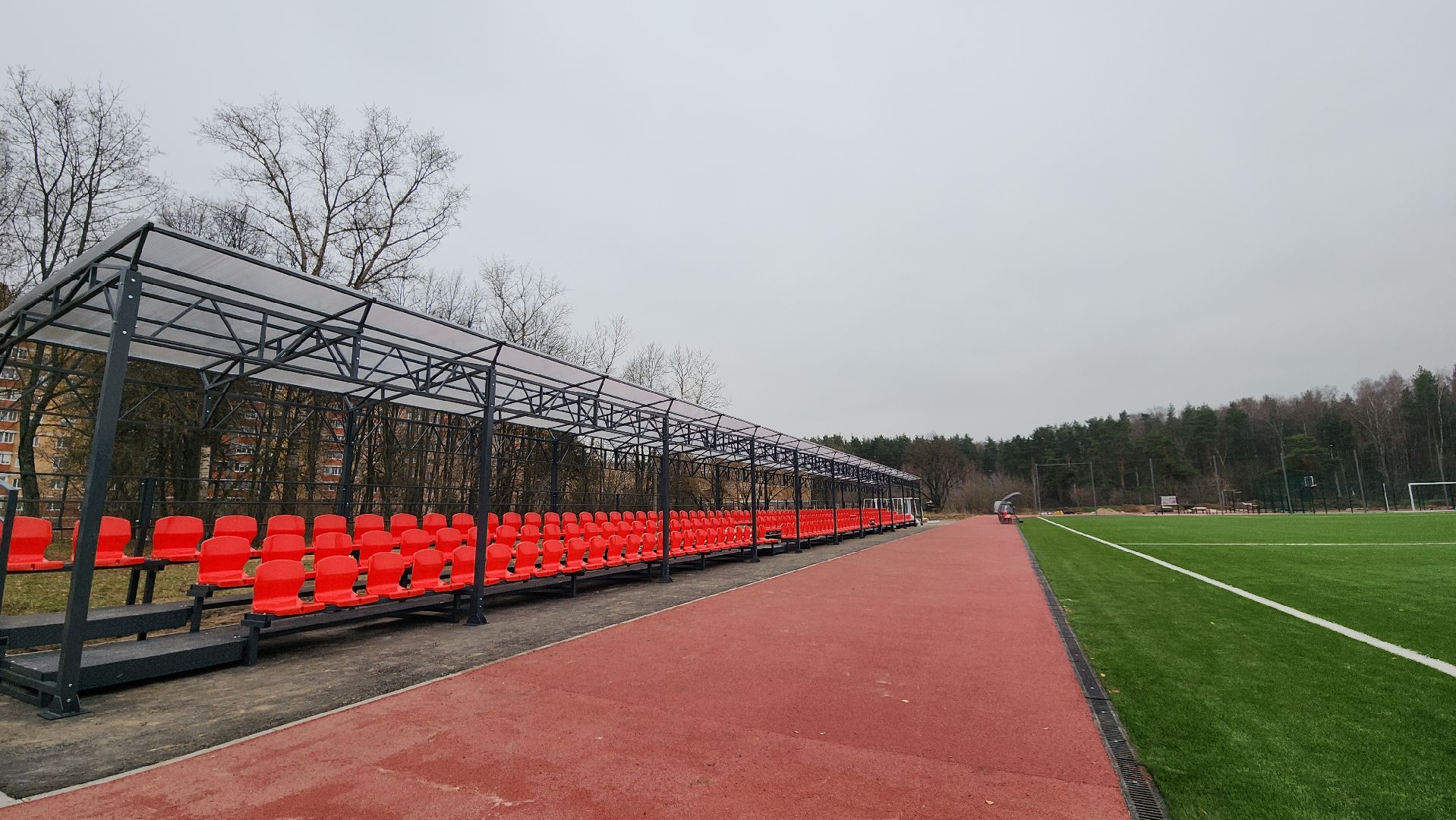 спорт, строительство, стадион, Лосино-Петровский,