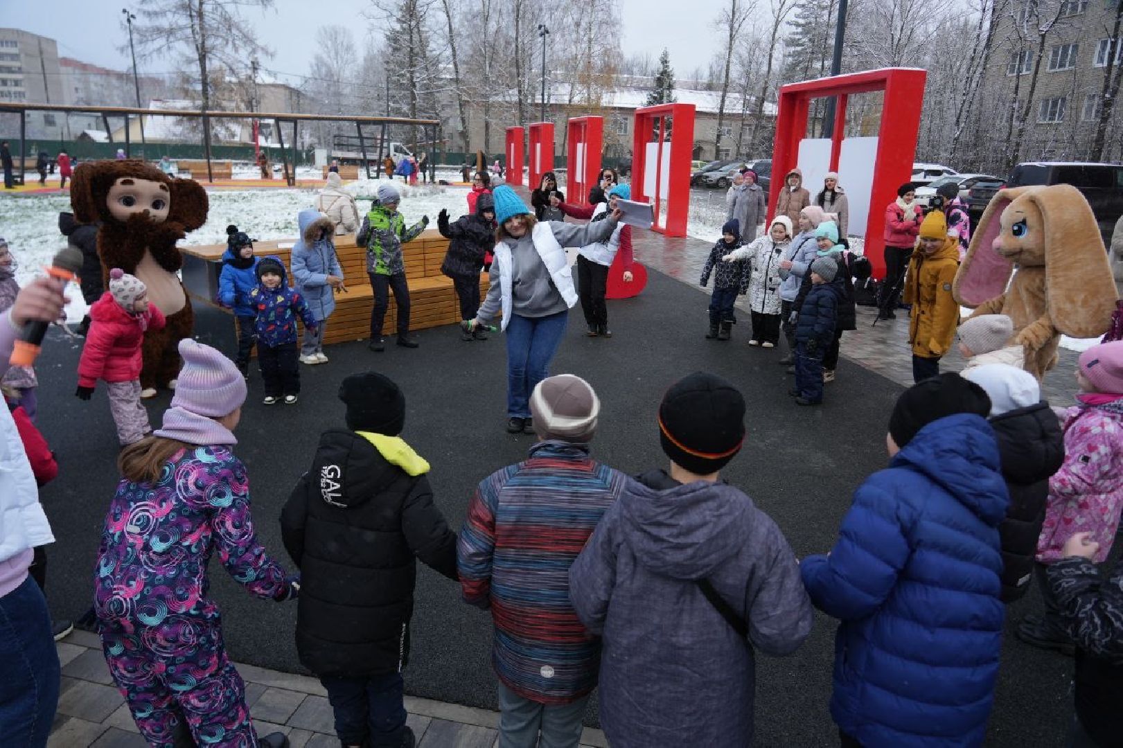 Благоустройство, Сквер, Сергиев Посад, Сергиево-Посадский городской округ, вертикалки,