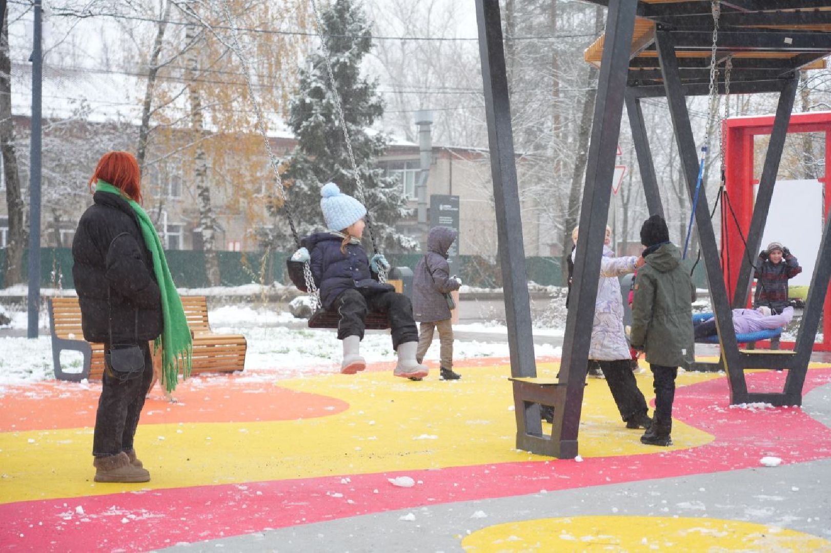 Благоустройство, Сквер, Сергиев Посад, Сергиево-Посадский городской округ, вертикалки,