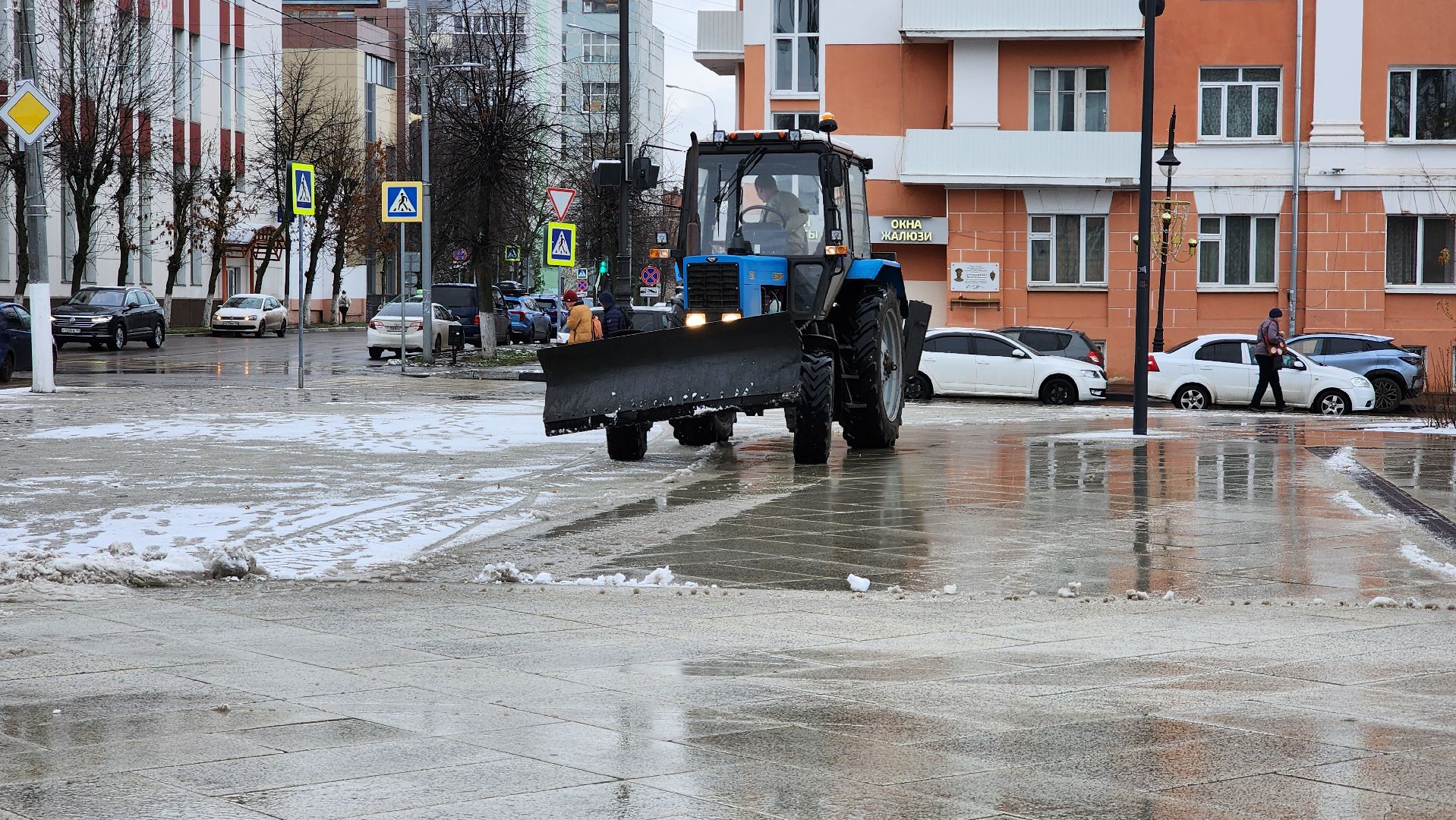 уборка снега, циклон, коммунальные службы, Ногинск, Богородский городской округ,