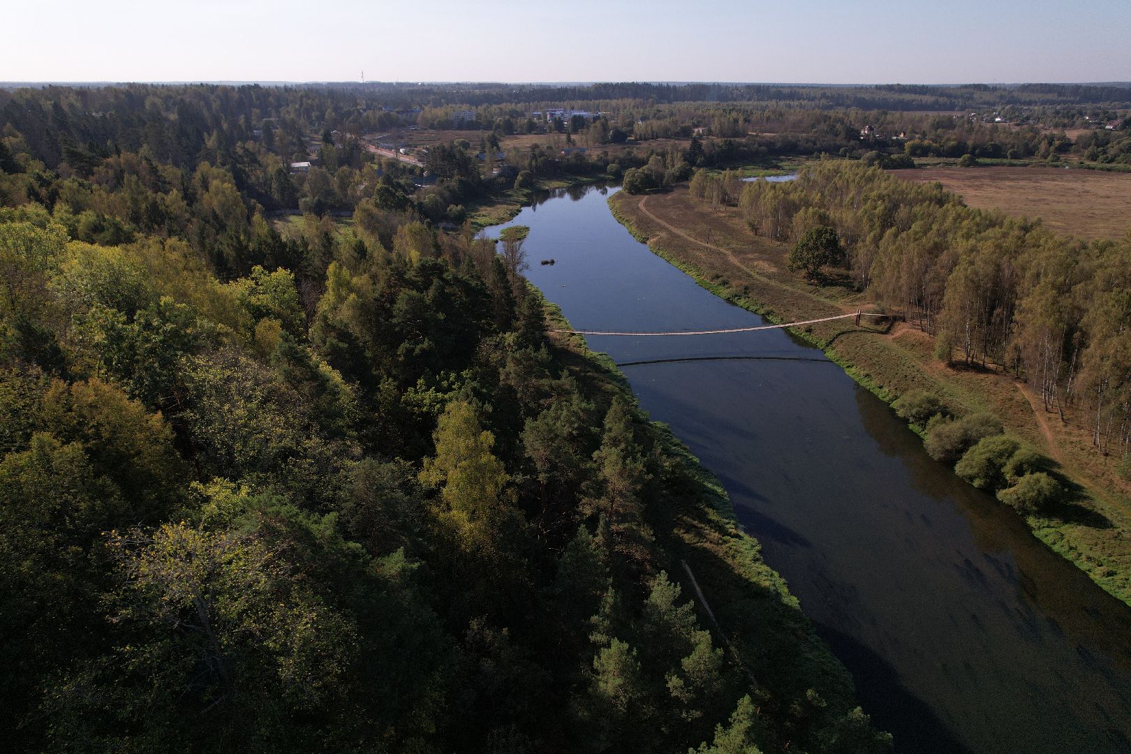 видео с коптера, санаторий, руза,