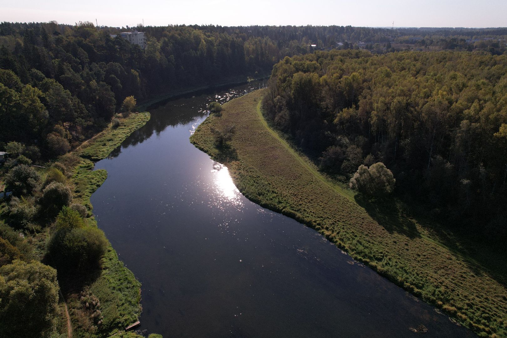 видео с коптера, санаторий, руза,
